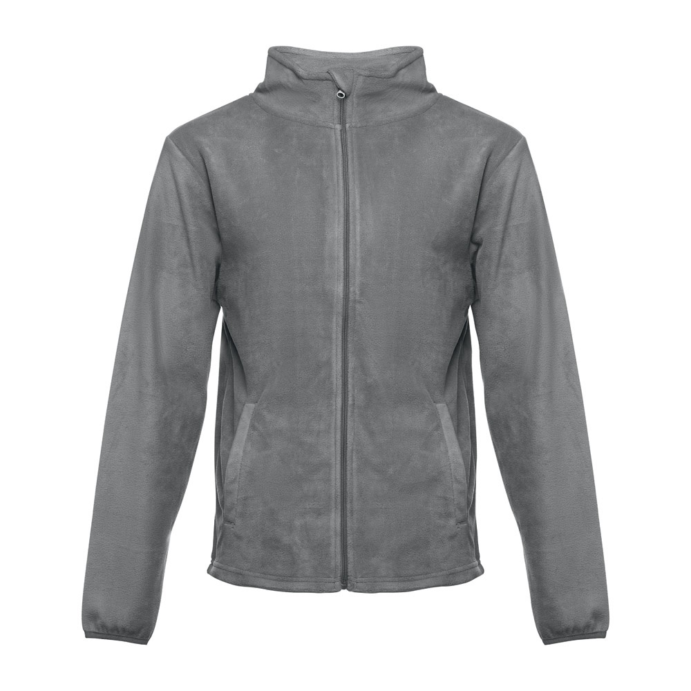 THC HELSINKI Herren-Fleecejacke aus Polyester grau