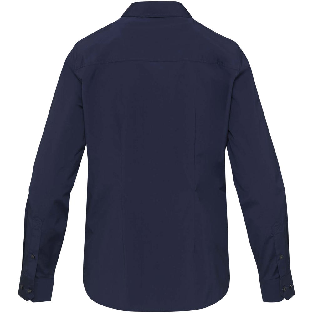 Carnelian Popeline Bluse marineblau