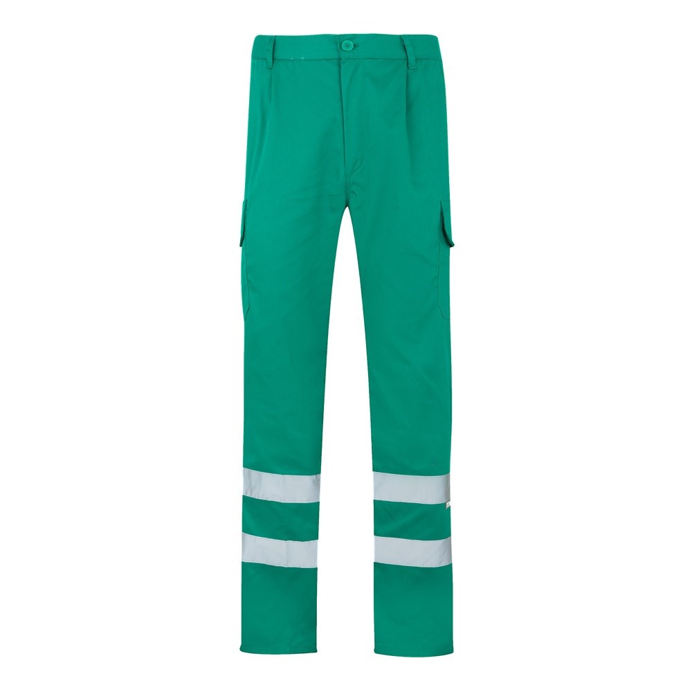 VL ASCLEPIUS Hose mit mehreren Taschen aus Twill (200 g/m²), aus Baumwolle (35 %) und Polyester (65 %) Grün
