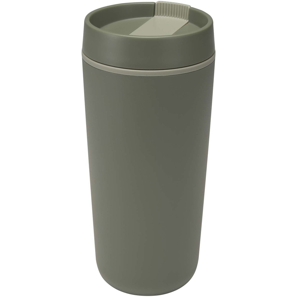 Gobelet en plastique à double paroi Sedona, 480 ml Vert