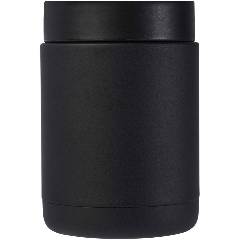 Doveron 500 ml isolierter Lunchpot aus recyceltem Edelstahl schwarz