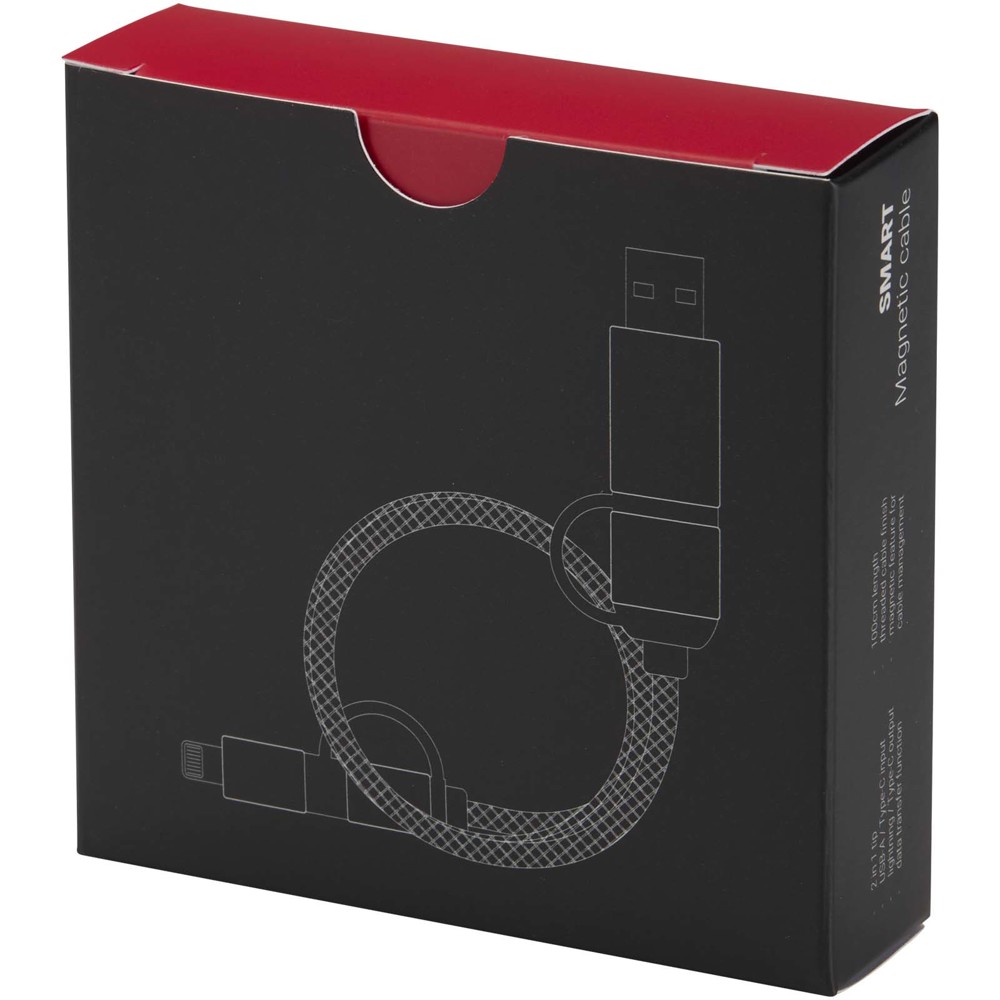 Câble de recharge magnétique 5-en-1 SMART 65 W, 100 cm, certifié RCS