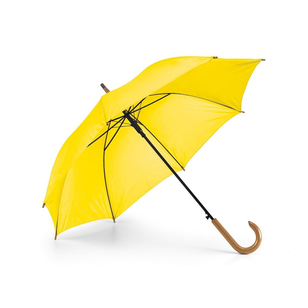 PATTI Parapluie en polyester 190T avec ouverture automatique Jaune