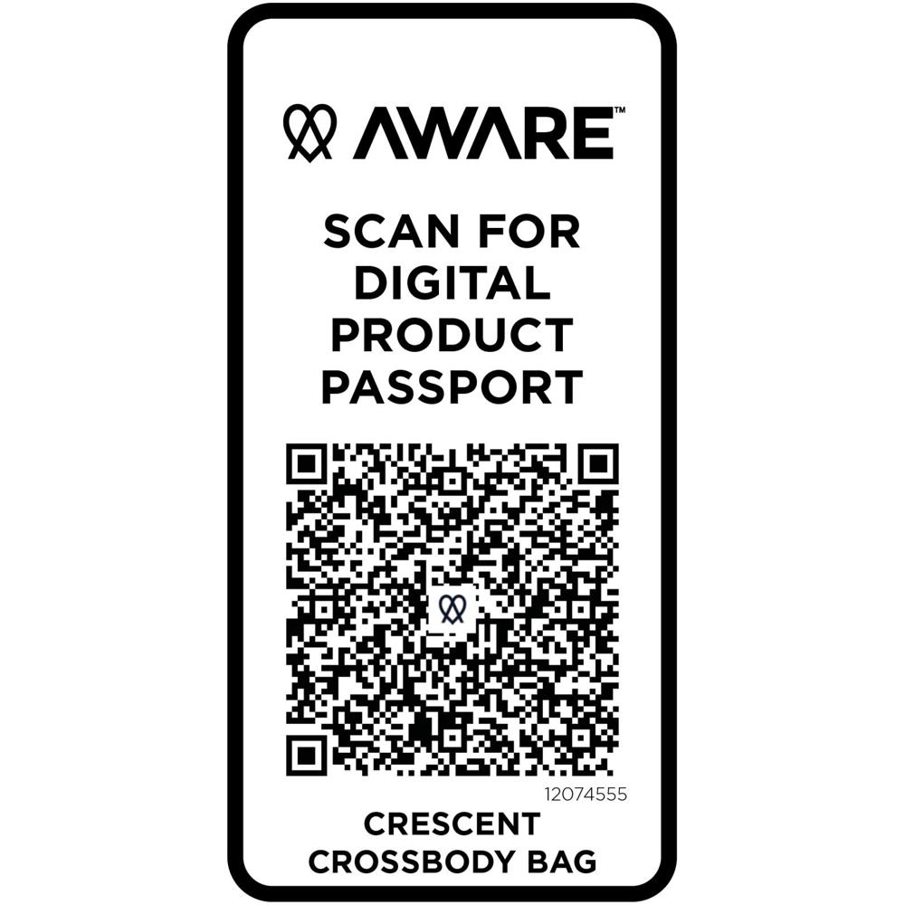 Crescent 500 g/m² Aware™ recycelte Umhängetasche navy