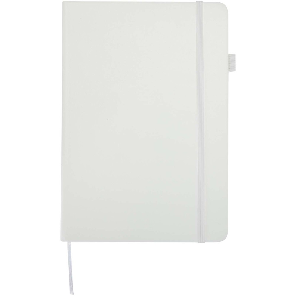 Carnet Liss A5 à couverture rigide en plastique recyclé blanc