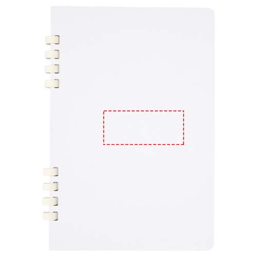 Fil A5 Hardcover RCS recyceltes Spiralnotizbuch weiss