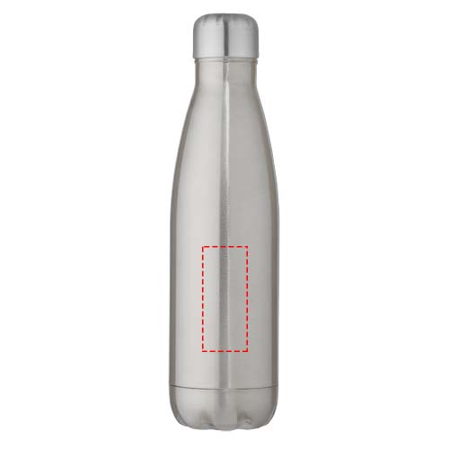Bouteille isotherme sous vide Cove de 500 ml en cuivre et acier inoxydable recyclé certifié RCS  Argent
