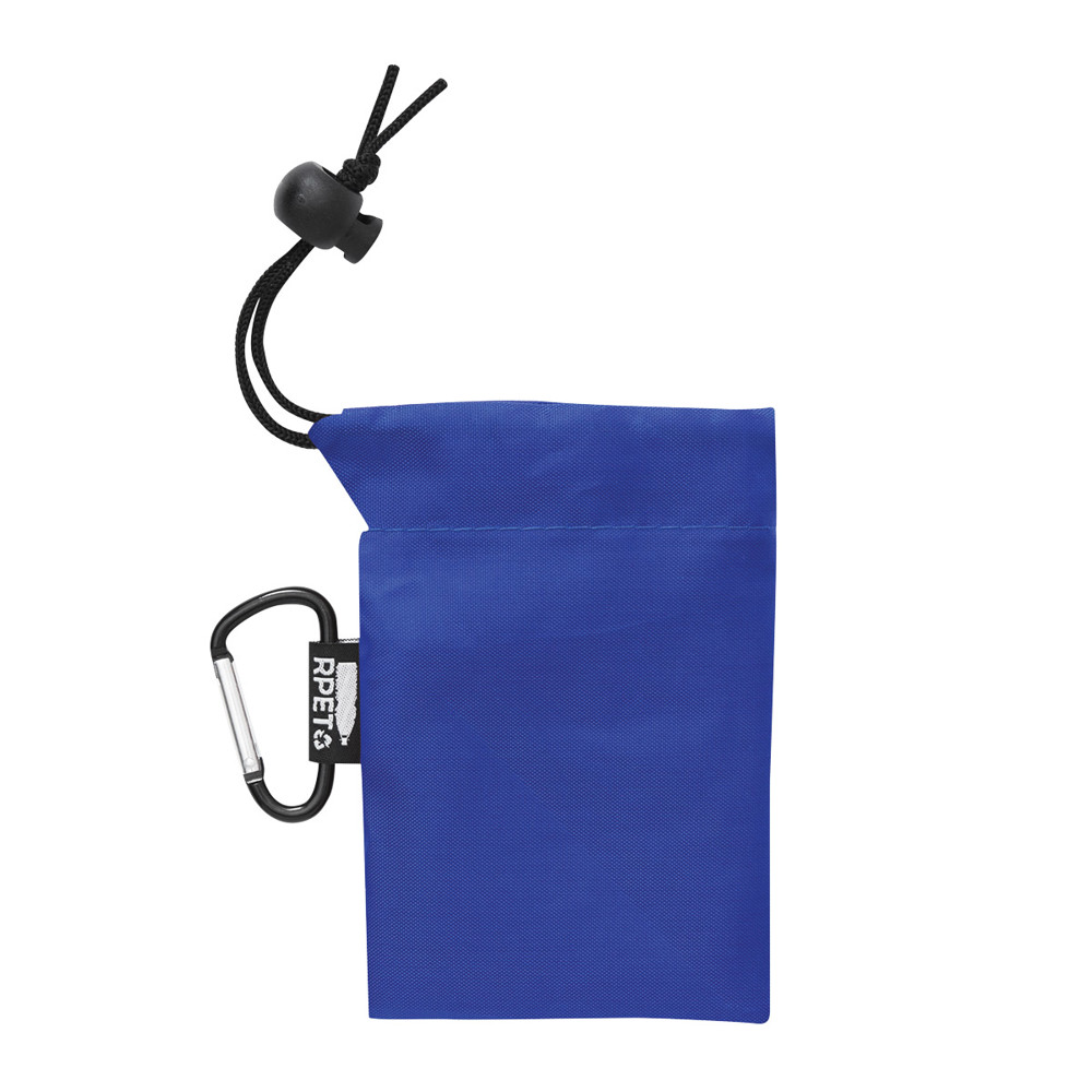 Poncho de pluie blanc-transparent Mousqueton bleu