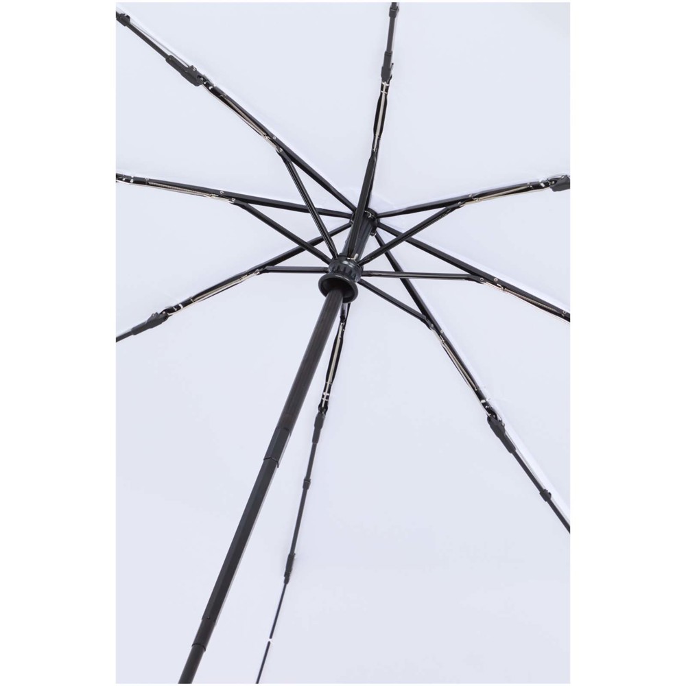 Parapluie pliable Renee de 58 cm à ouverture et fermeture automatiques blanc