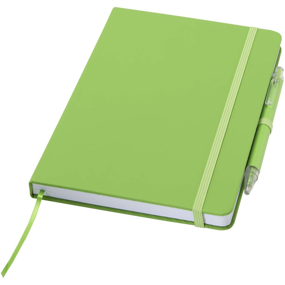 Spectrum Set A5 Hardcover Notizbuch aus Recyclingpapier und einem Kugelschreiber