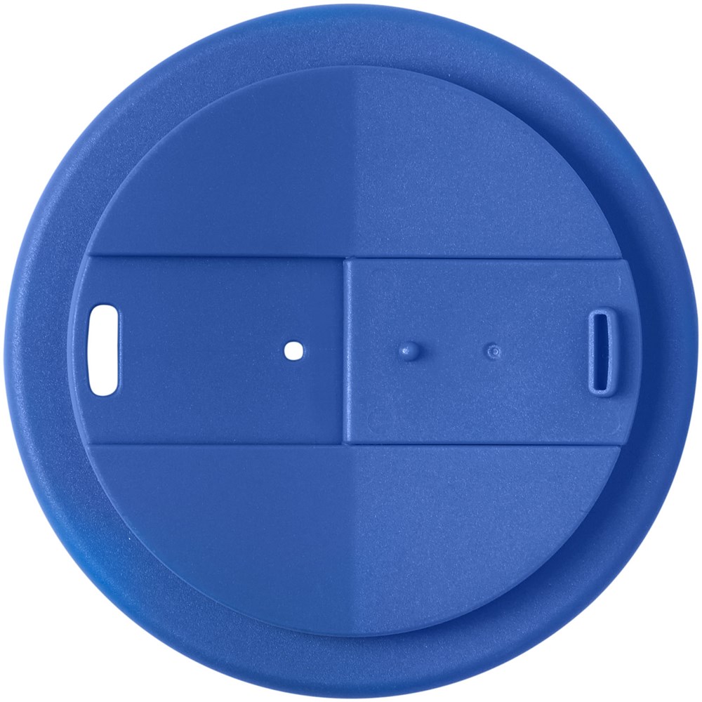 Brite-Americano® Eco 350 ml Isolierbecher mit auslaufsicherem Deckel mittelblau