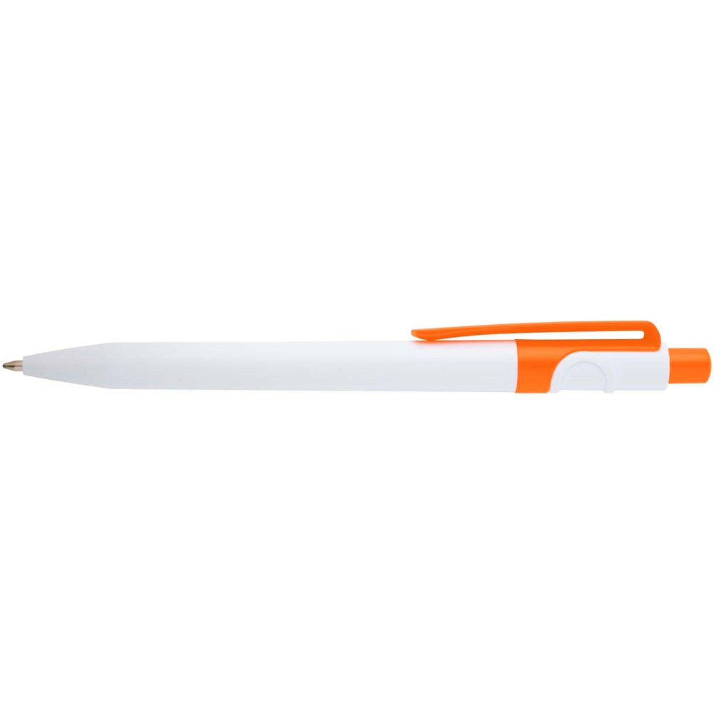 Stylo bille Unica en plastique recyclé (encre bleue) Orange