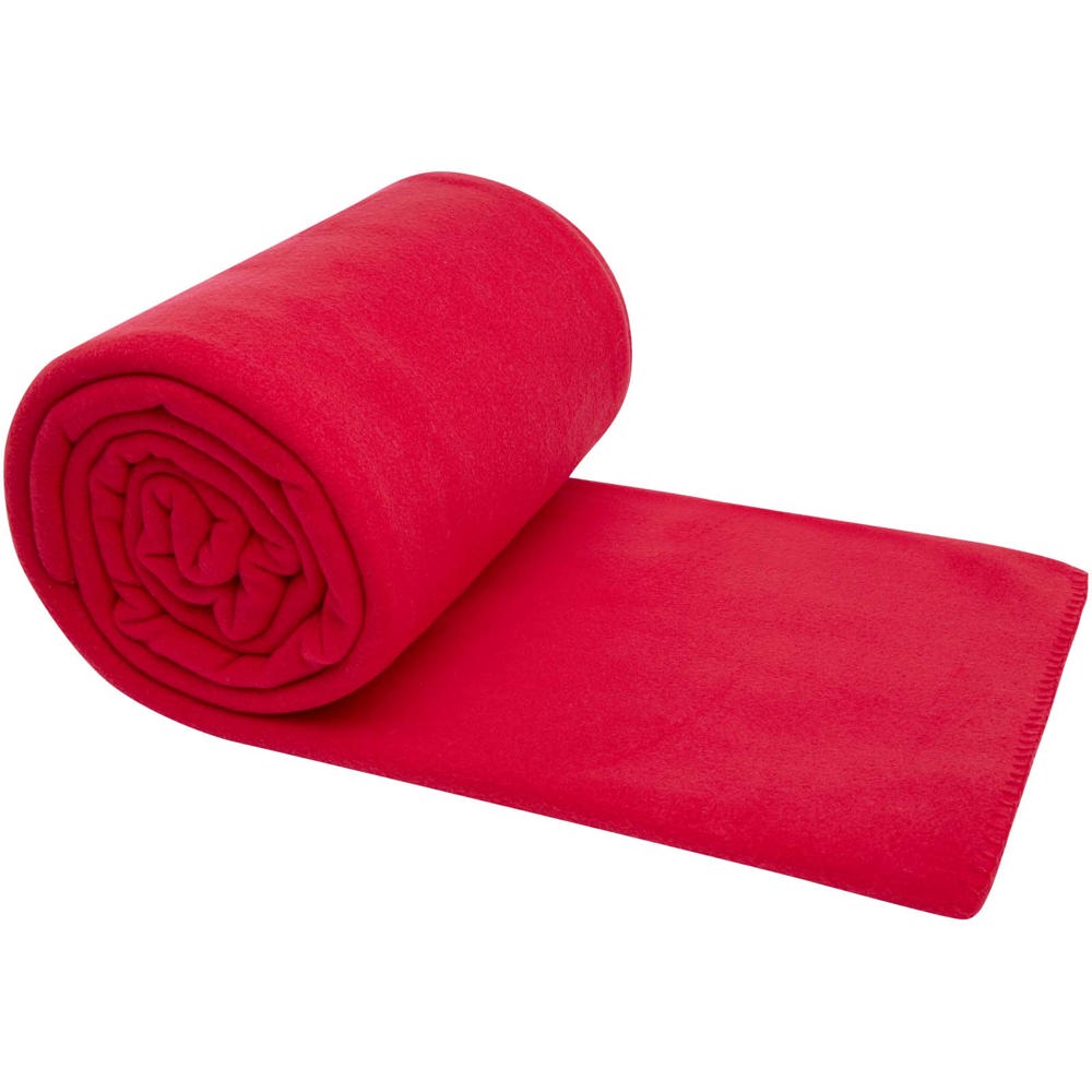 Huggy Fleecedecke mit Hülle 220 × 250 cm rot