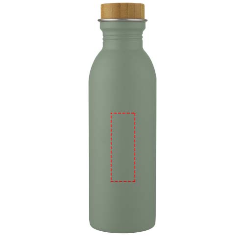 Bouteille de sport Kalix 650 ml en acier inoxydable Vert bruyère
