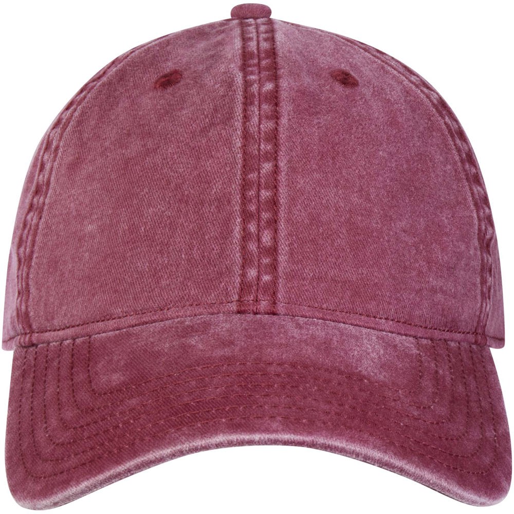 Grafton Kappe mit 6 Segmenten washed bordeaux