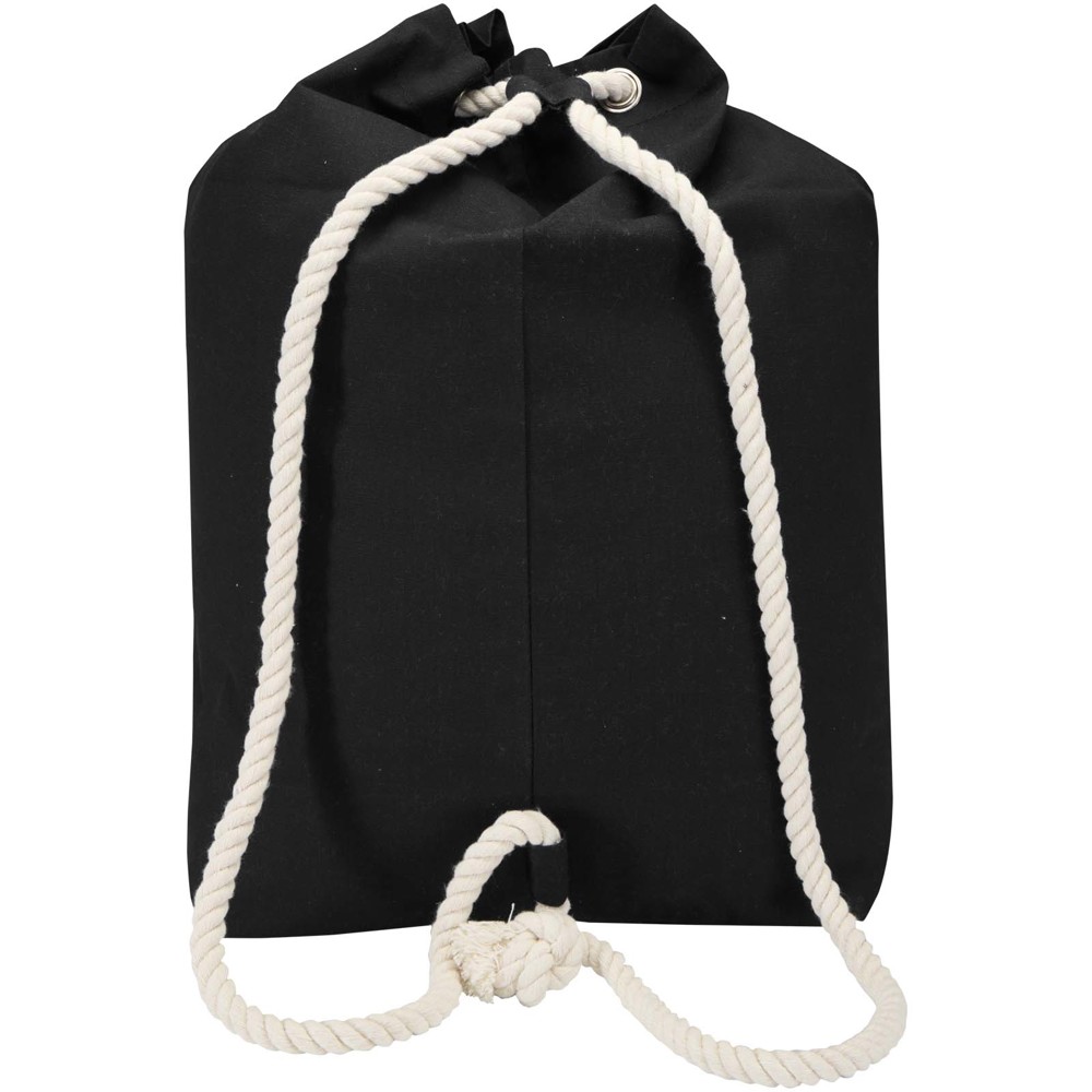 Sac de voyage de style marin Florida, 270 g/m², certifié GRS, 15 L noir