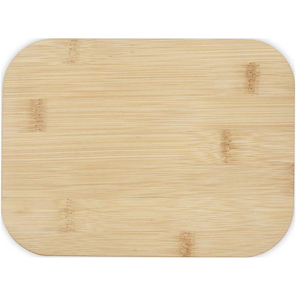Roby Glas-Brotdose mit Bambusdeckel Hale Blue