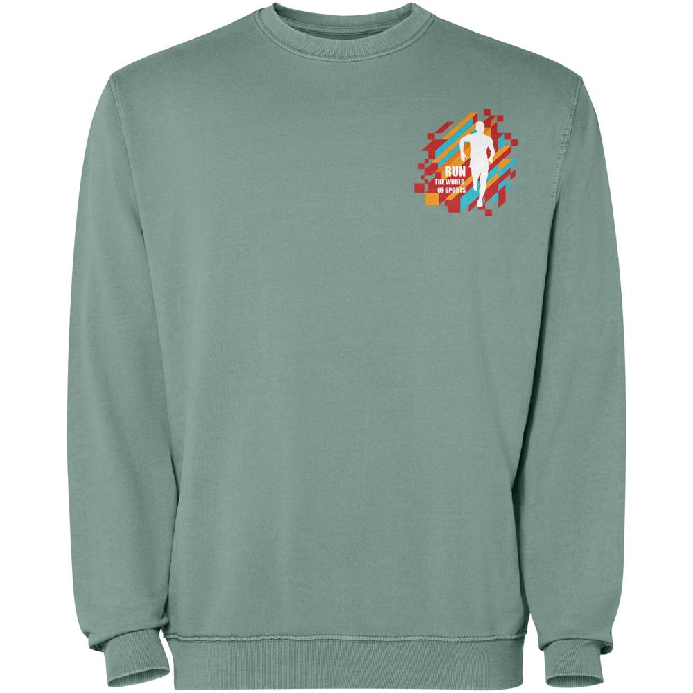 Jaya Pullover mit Rundhalsausschnitt Unisex dunkelgrün