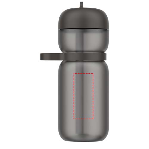 Mepal 600 ml Flip Sportflasche schwarz