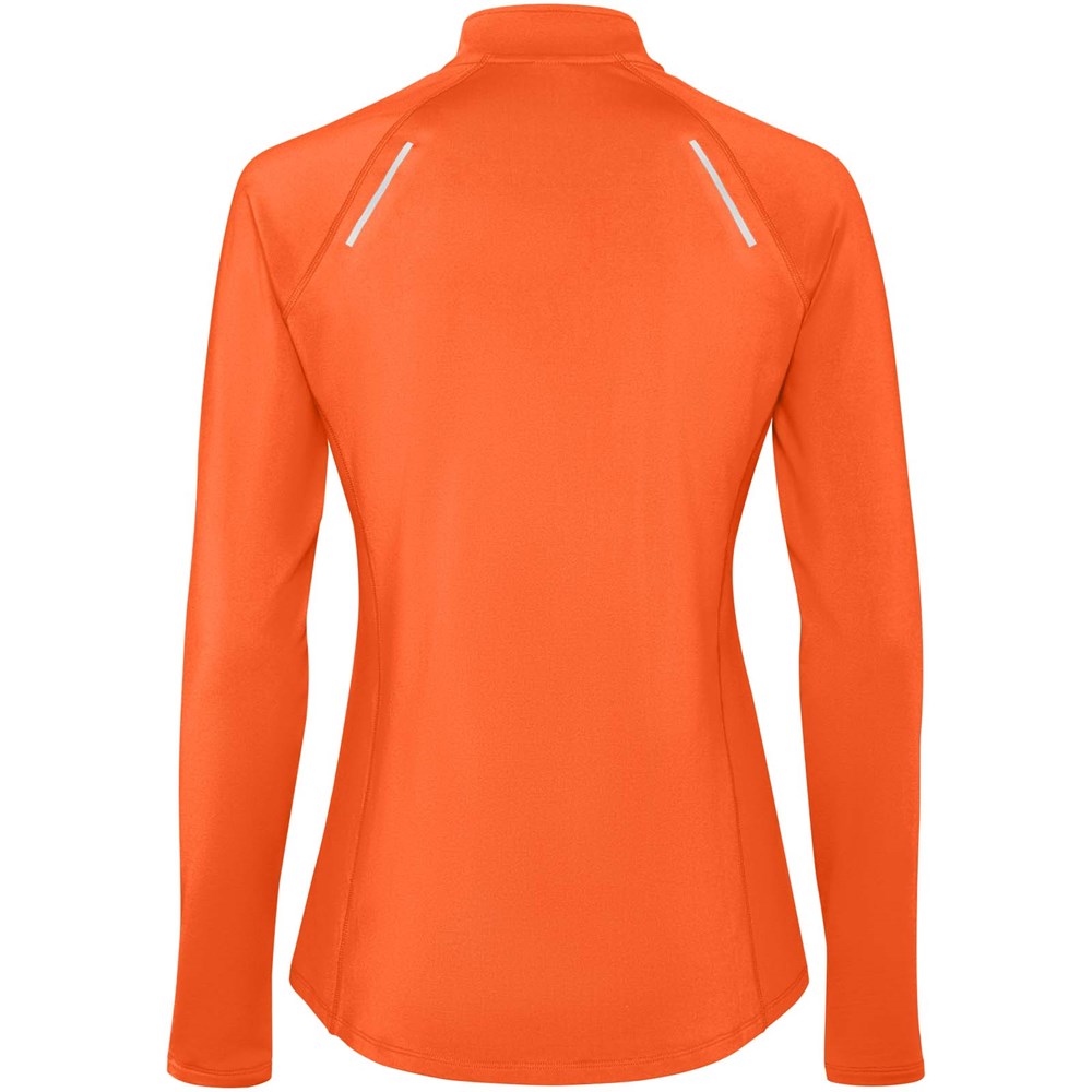 Estambul Half-Zip Sweatshirt für Damen Fire orange