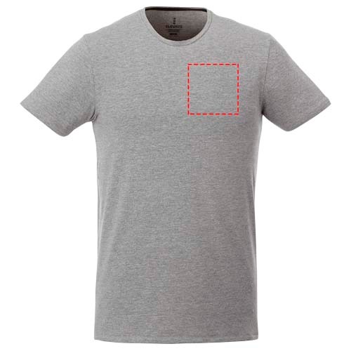 T-shirt bio manches courtes homme Balfour Gris mélangé