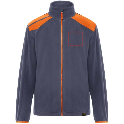 Terrano Mikrofleecejacke, unisex blei, orange