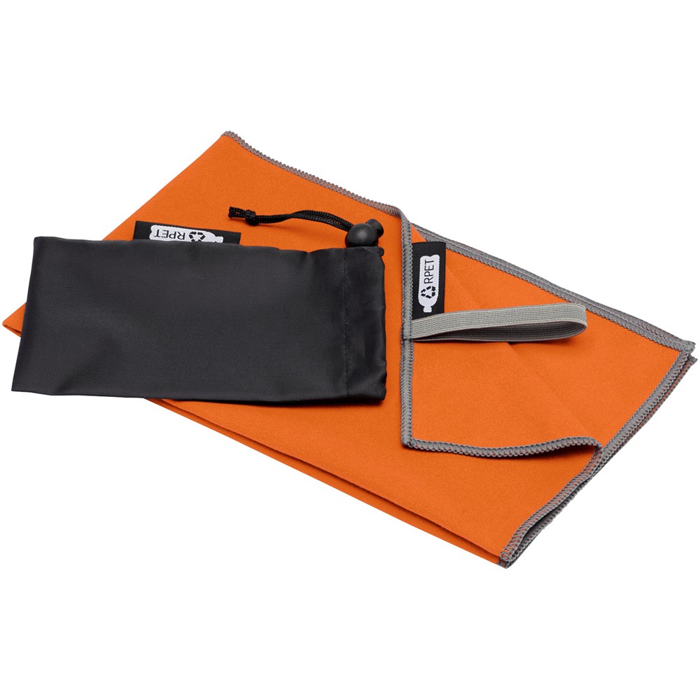 Pieter ultraleichtes und schnell trocknendes GRS Handtuch 30 × 50 cm orange