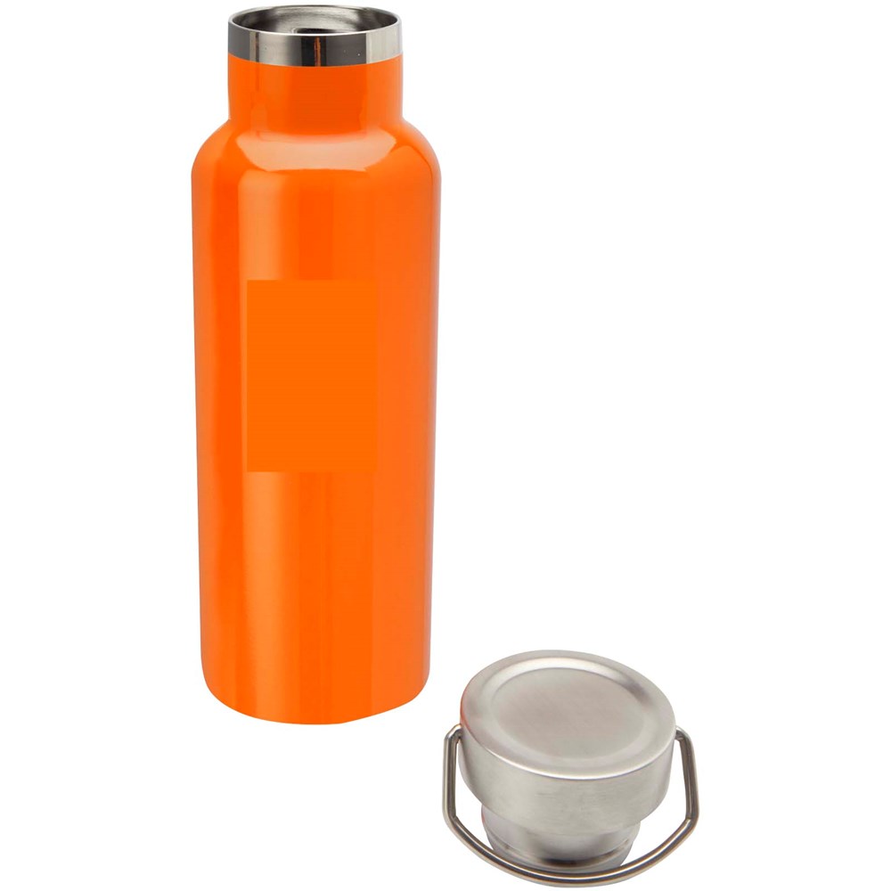 Bouteille d’eau Thor de 500 ml en acier inoxydable certifié RCS Orange