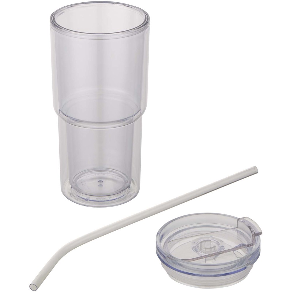 Archer 480 ml doppelwandiger Becher transparent klar