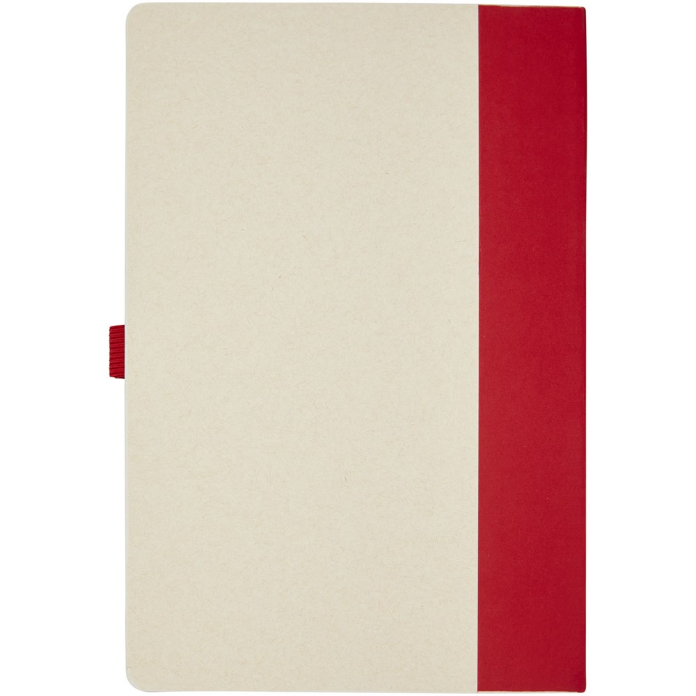 Ensemble carnet de notes format A5 et stylo bille, à partir de briques de lait recyclées, Dairy Dream rouge