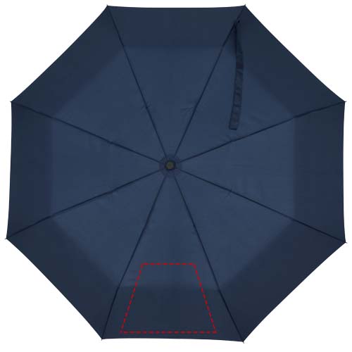 Parapluie manuel pliable Aaron 23 pouces Marine