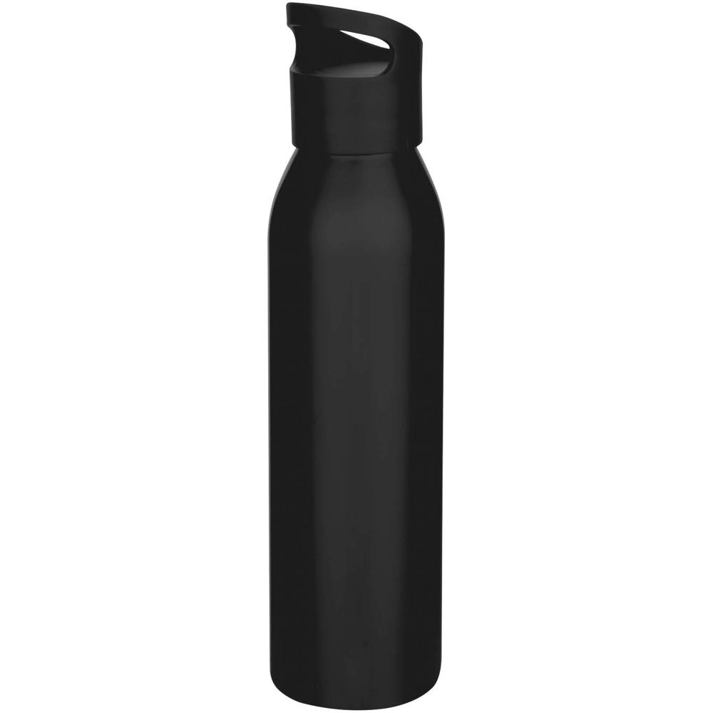 Sky 650 ml RCS-zertifizierte, einwandige Trinkflasche aus recyceltem Edelstahl schwarz