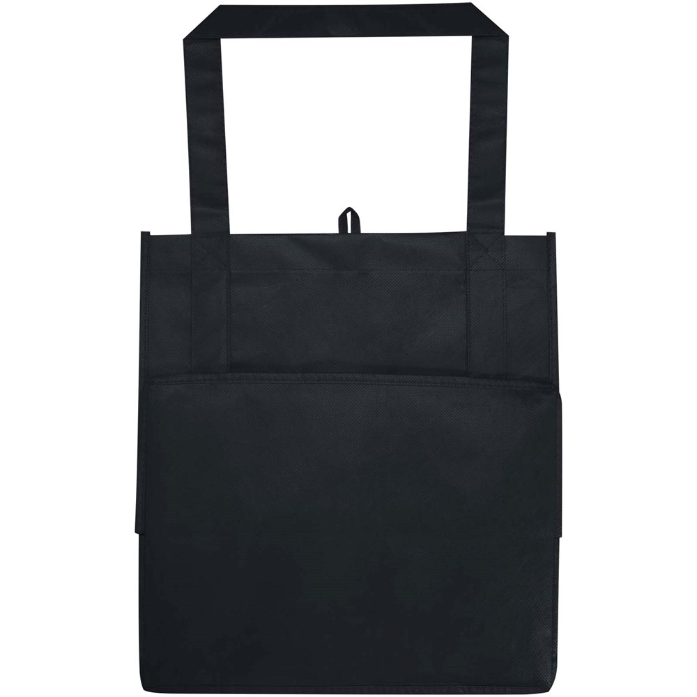 Liberty Tragetasche mit hartem Boden aus recyceltem GRS Non Woven 6 L schwarz