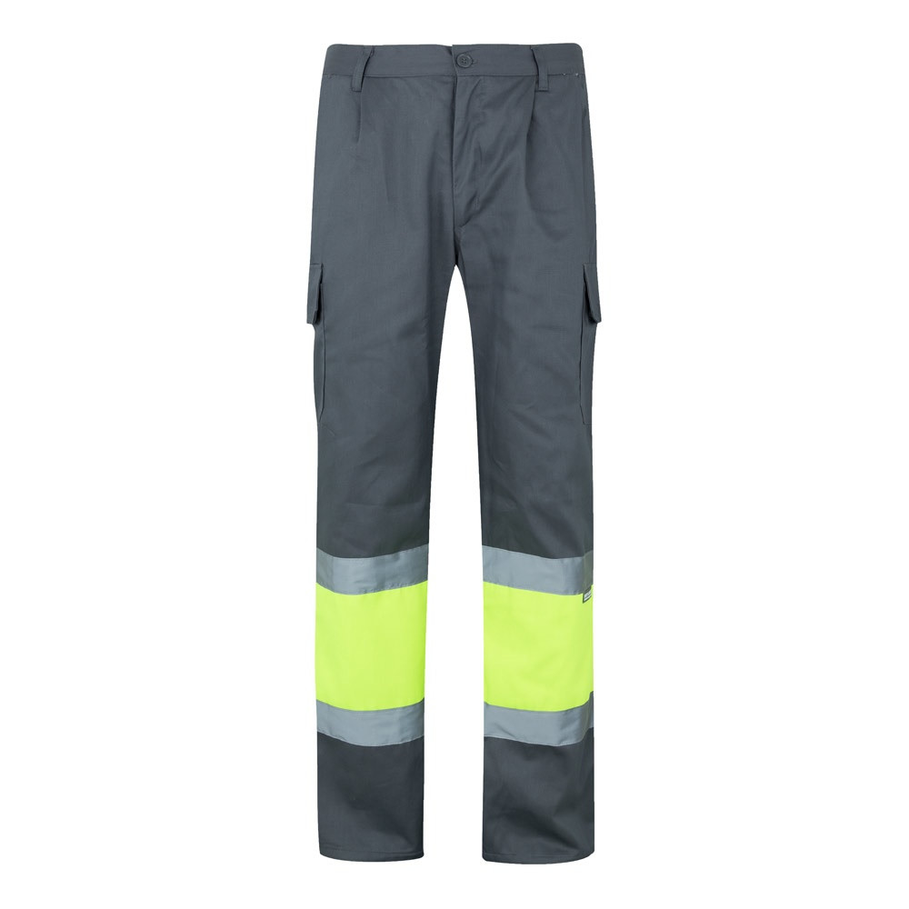 VL POSEIDON LARGE. Zweifarbige Twill-Hose mit mehreren Taschen (210 g/m²), aus Baumwolle (20%) und P