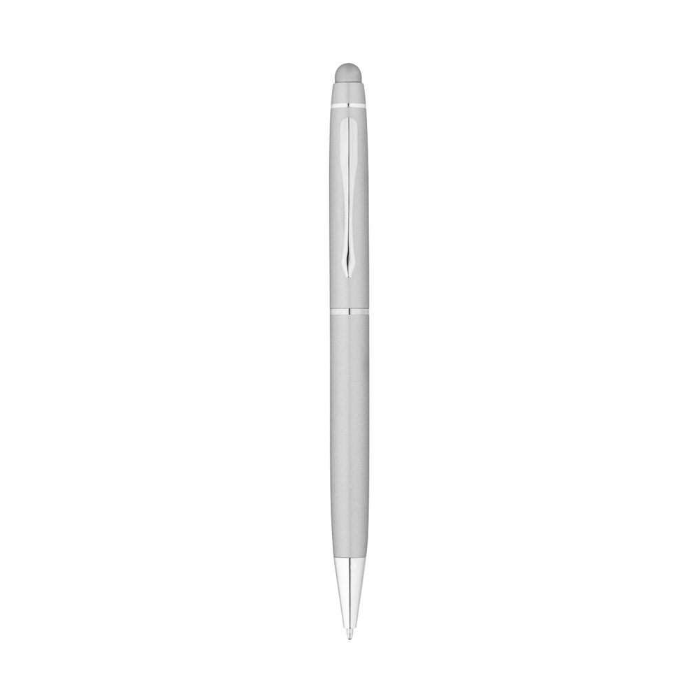 Stylo à bille Eleganza argenté satiné