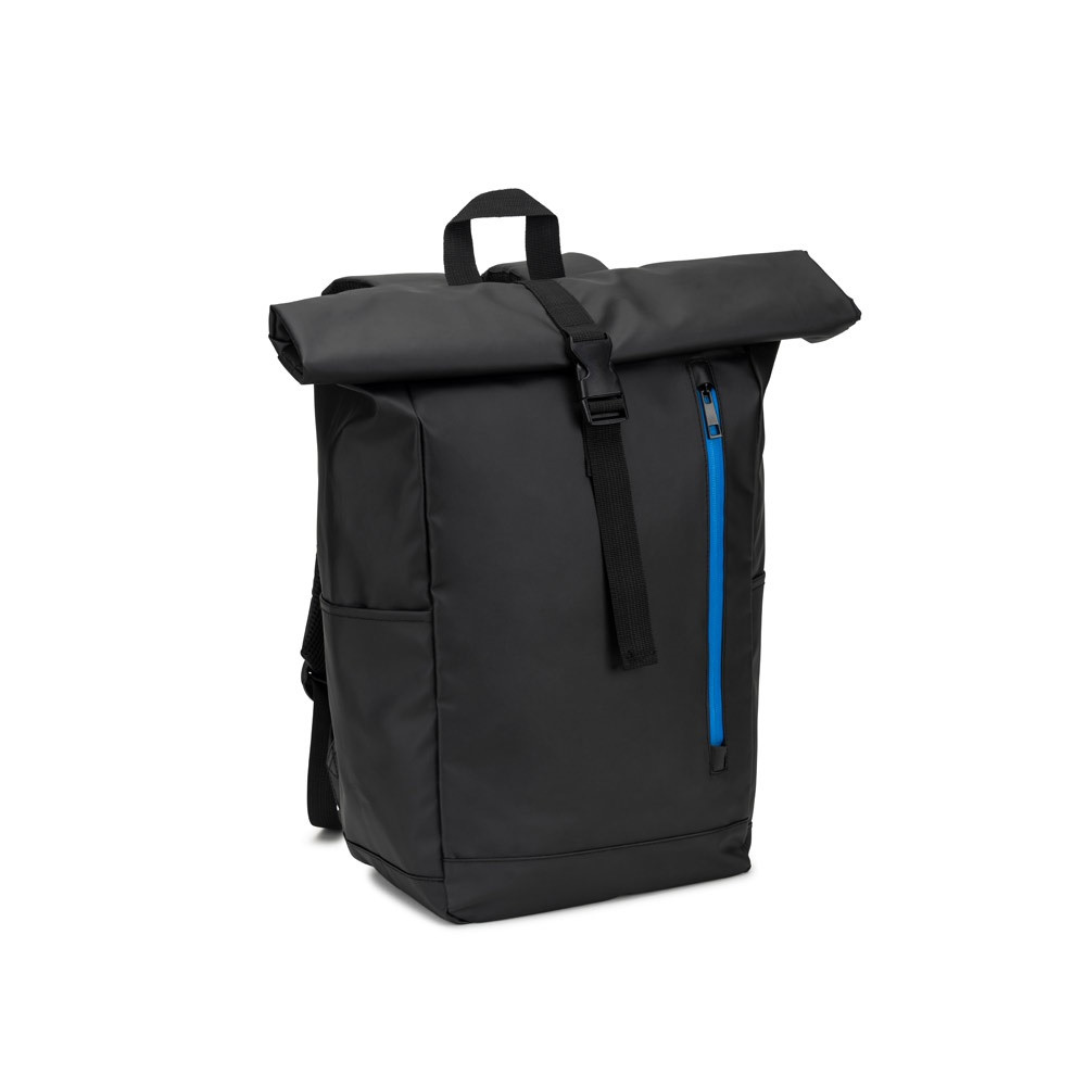 OSASCO BPACK. Rolltop-Rucksack mit Reissverschlusssystem, bei dem das Oberteil aufgerollt werden kan