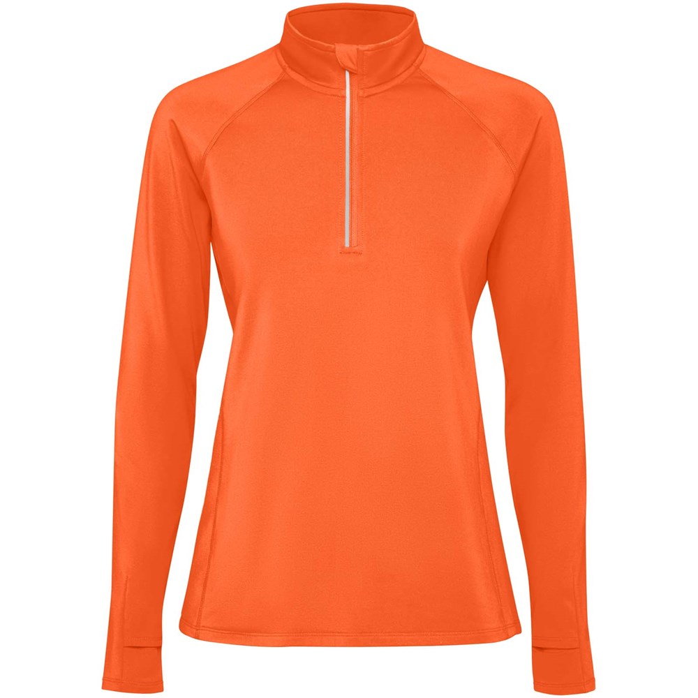 Estambul Half-Zip Sweatshirt für Damen Fire orange