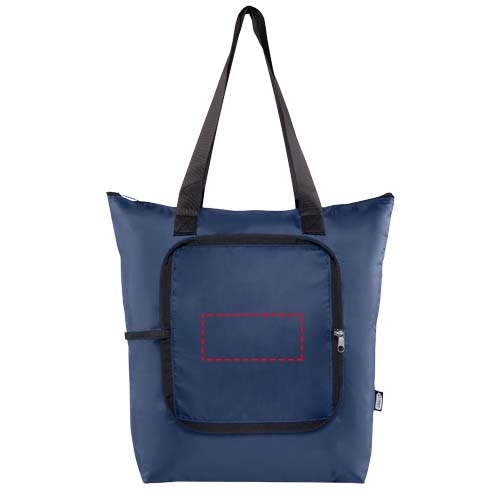 EcoFold faltbare RPET Kühltasche 15 L navy