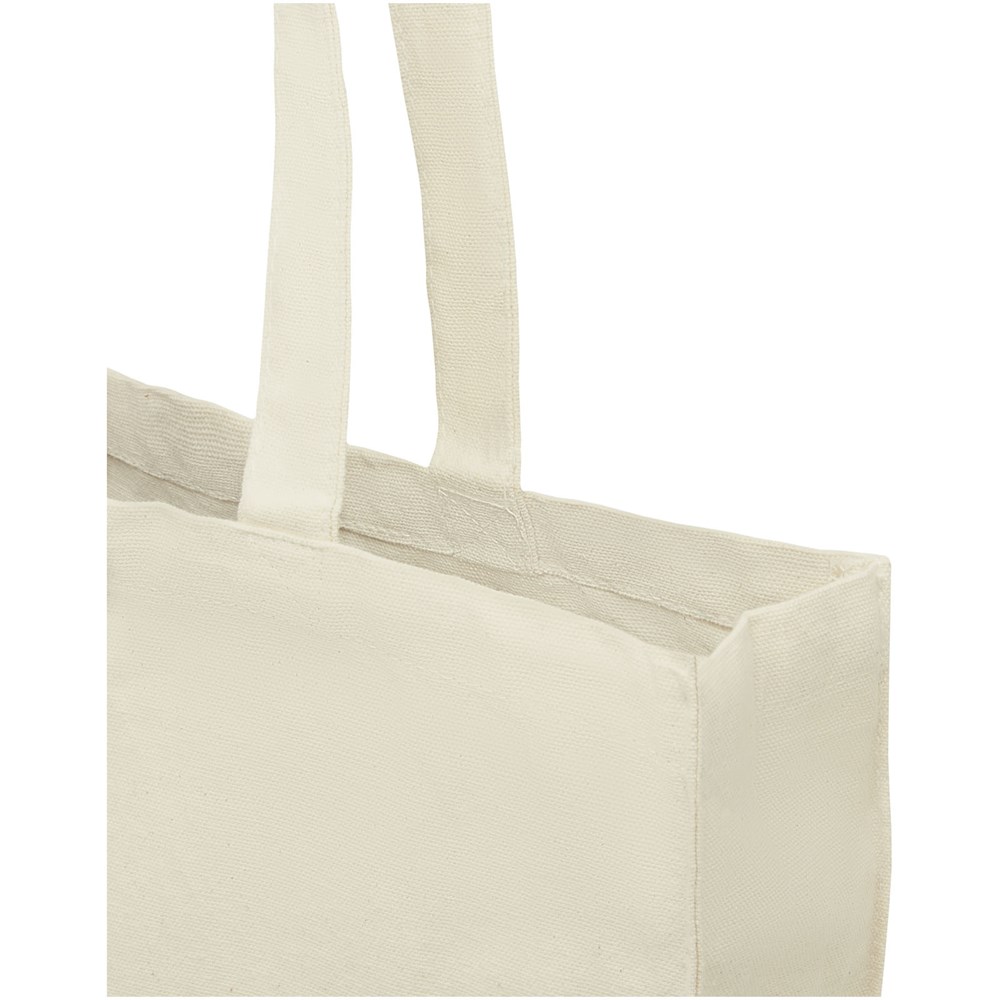 Odessa 220 g/m² recycelte Baumwoll Tragetasche 13L natur