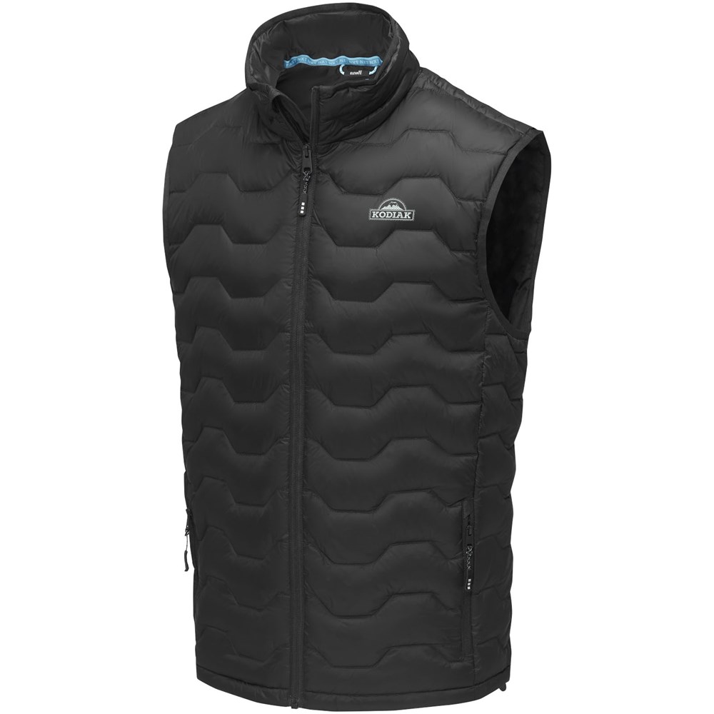 Epidote GRS isolierter Daunen-Bodywarmer aus recyceltem Material für Herren Schwarz