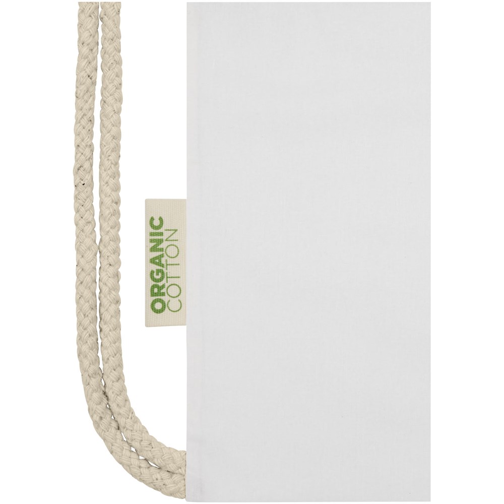 Orissa 140 g/m² Turnbeutel aus Bio-Baumwolle 5L weiss