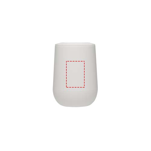 Gobelet isotherme à double paroi Corzo 360 ml Blanc
