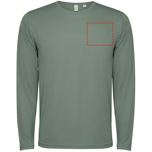 T-shirt Estoril à manches longues pour enfant Laurel green