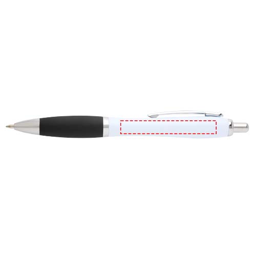 Stylo bille Nash en plastique recyclé (encre noire) noir