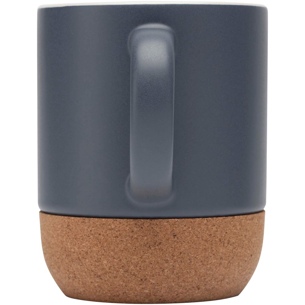 Billie 300 ml Keramiktasse mit Korkdetails eisblau