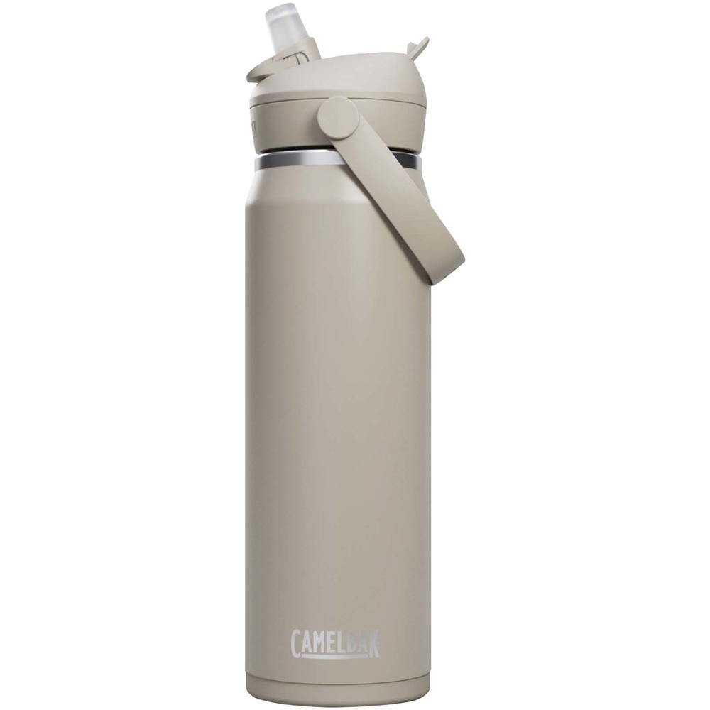Camelbak® Thrive Flip VSS 750 ml Edelstahl Trinkflasche mit Flip Strohhalm hellgrau