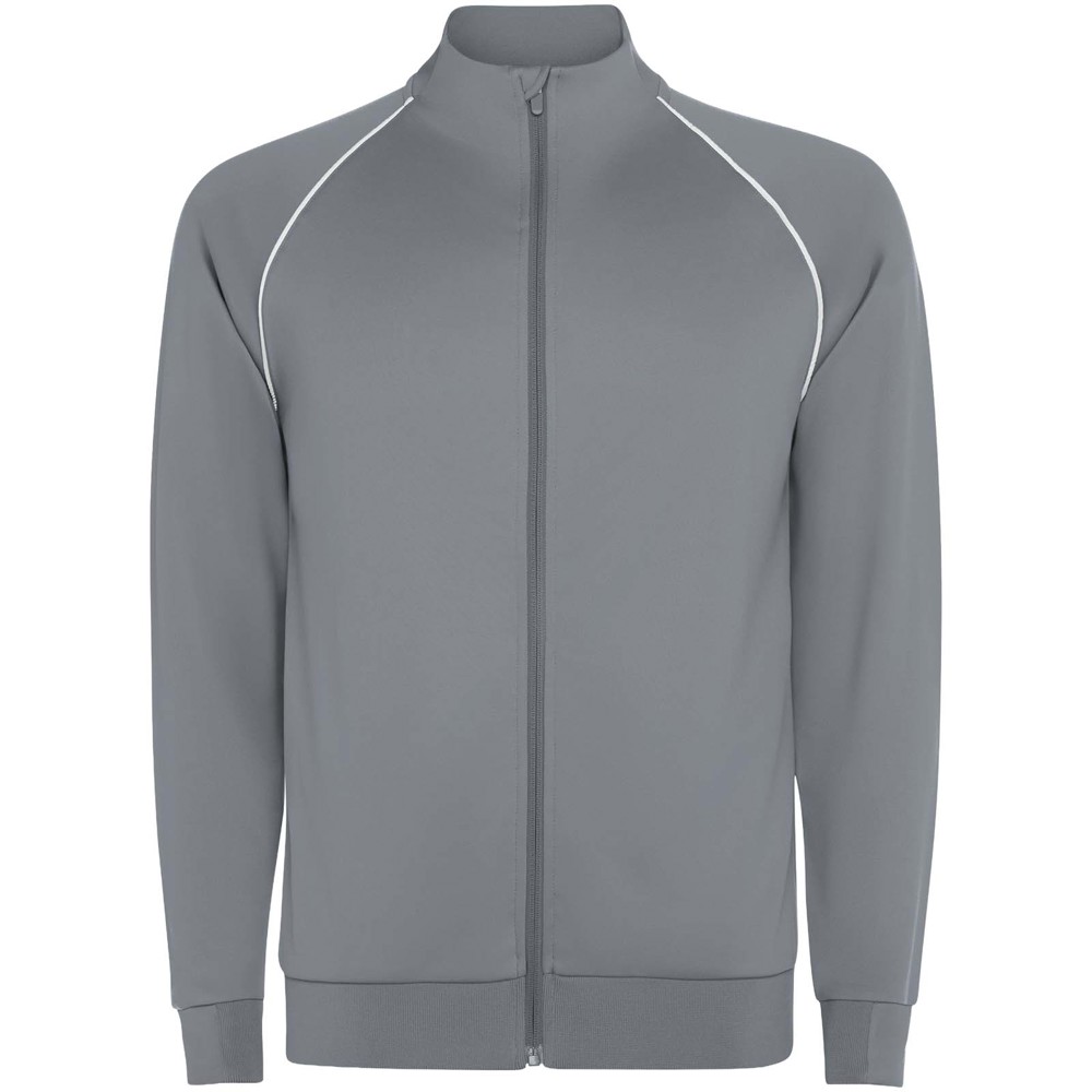 Valier Kinder Sweatshirt mit durchgehendem Reissverschluss Grau