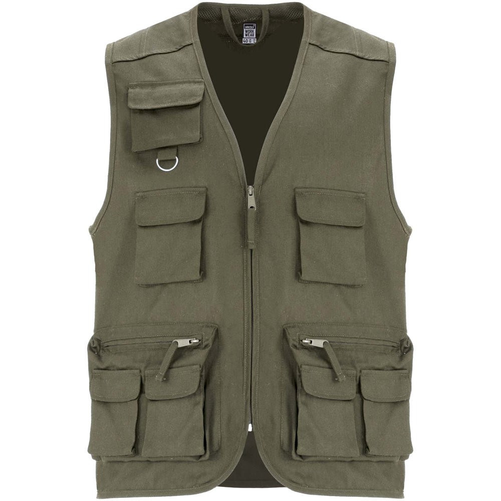 Venera Arbeitsweste mit V-Ausschnitt und mehreren Taschen, 200 g/m2