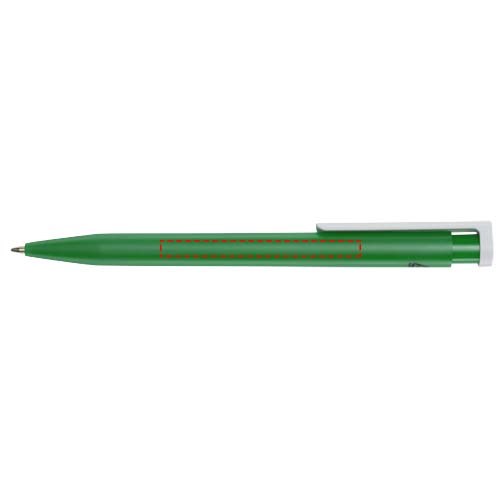 Stylo bille Unix en plastique recyclé (encre bleue) Vert