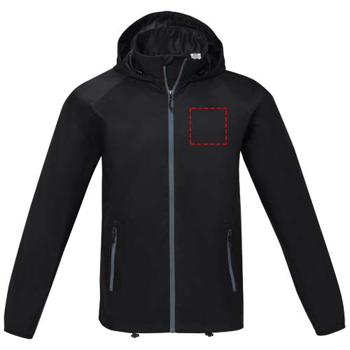 Dinlas leichte Jacke für Herren schwarz